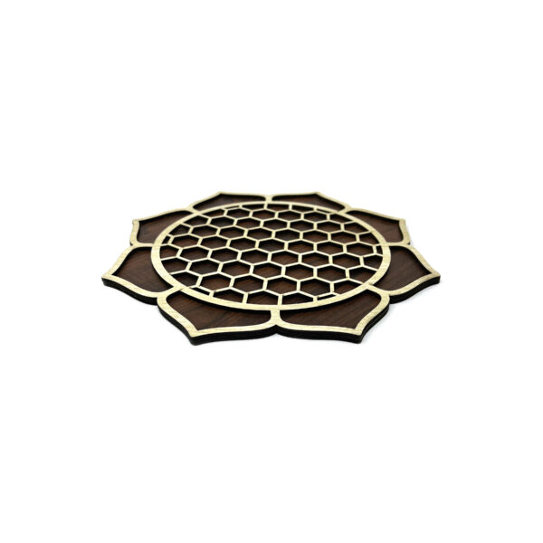 Shreyshti Wooden Grid Honeycomb approx. 10" - Image 2